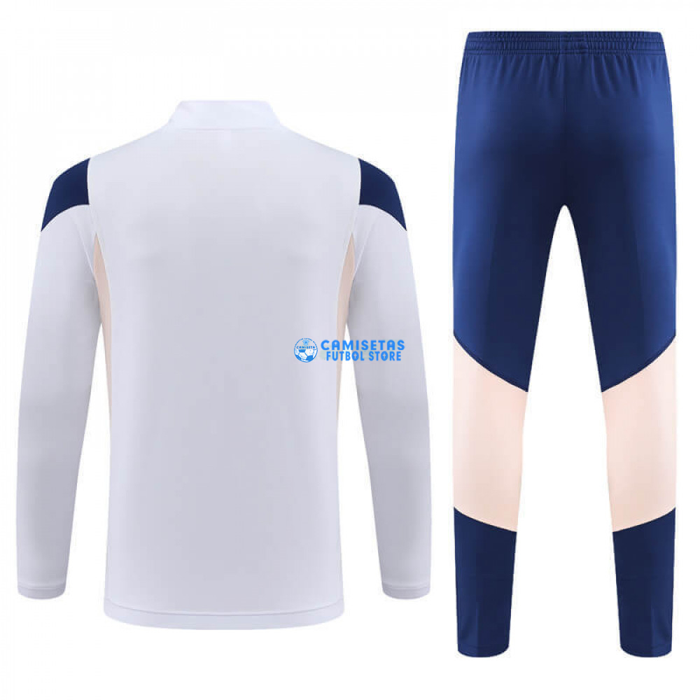 Sudadera de Entrenamiento Ajax de Ámsterdam 2023/2024 Blanco/Azul - Imagen 3