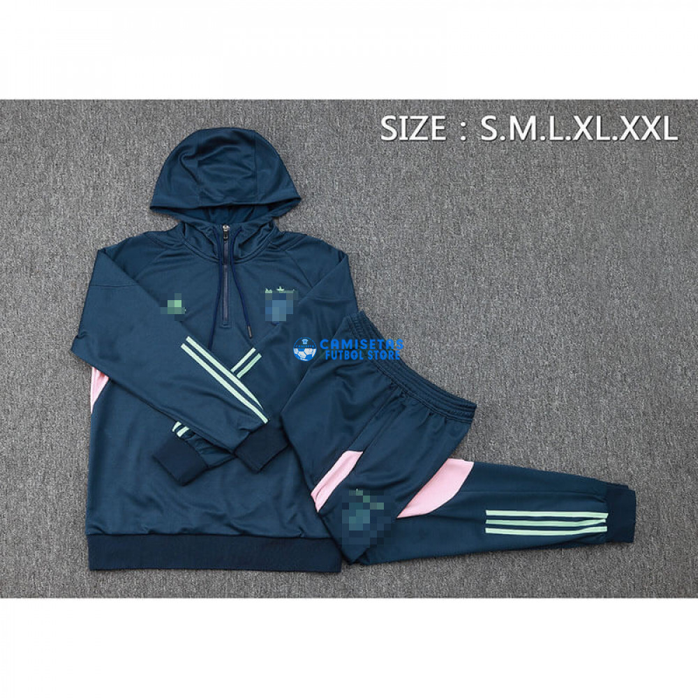 Sudadera de Entrenamiento Ajax de Ámsterdam 2023/2024 Con Capucha Kit Azul Marino - Imagen 3