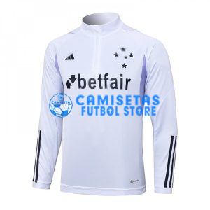 Sudadera De Entrenamiento Cruzeiro 2023/2024 Blanco
