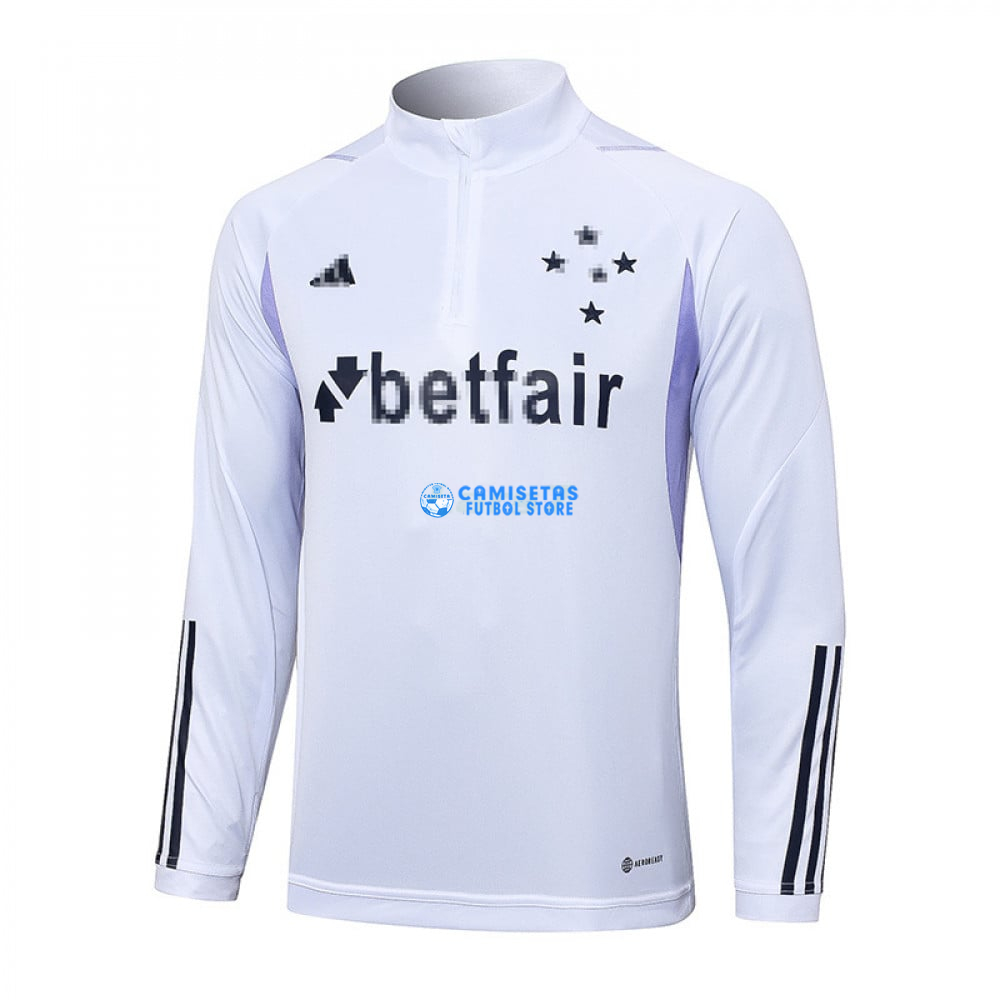 Sudadera De Entrenamiento Cruzeiro 2023/2024 Blanco