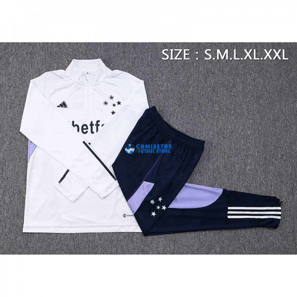 Sudadera De Entrenamiento Cruzeiro 2023/2024 Blanco - Imagen 4