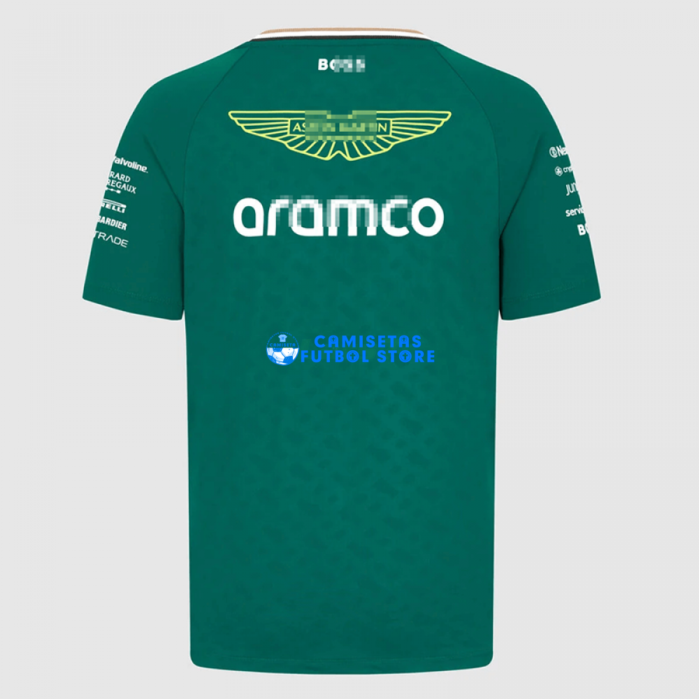 Camiseta Aston Martin Aramco Cognizant F1 2024 Verde - Imagen 2