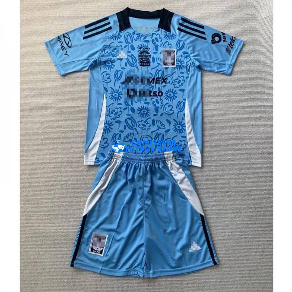 Camiseta De Portero Tigre UANL 2023/2024 Niño Kit Azul