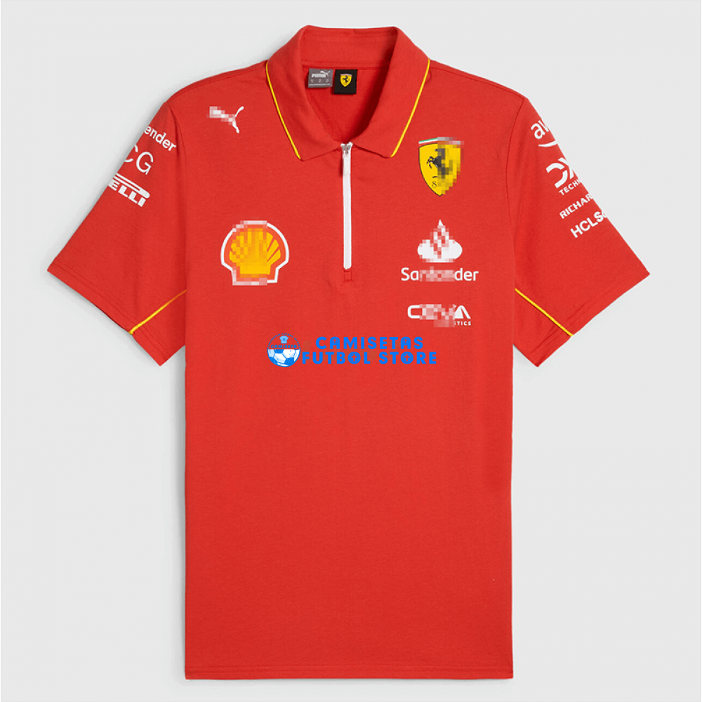 Polo Scuderia Ferrari F1 2024 Rojo