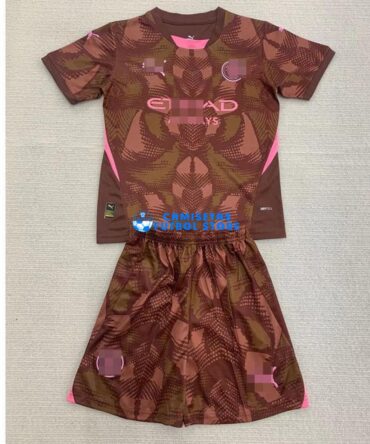 Camiseta De Portero Manchester United 2024/2025 Niño Kit Marrón