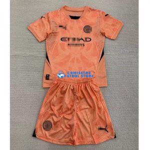 Camiseta De Portero Manchester United 2024/2025 Niño Kit Naranja
