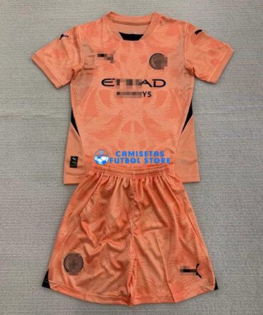 Camiseta De Portero Manchester United 2024/2025 Niño Kit Naranja