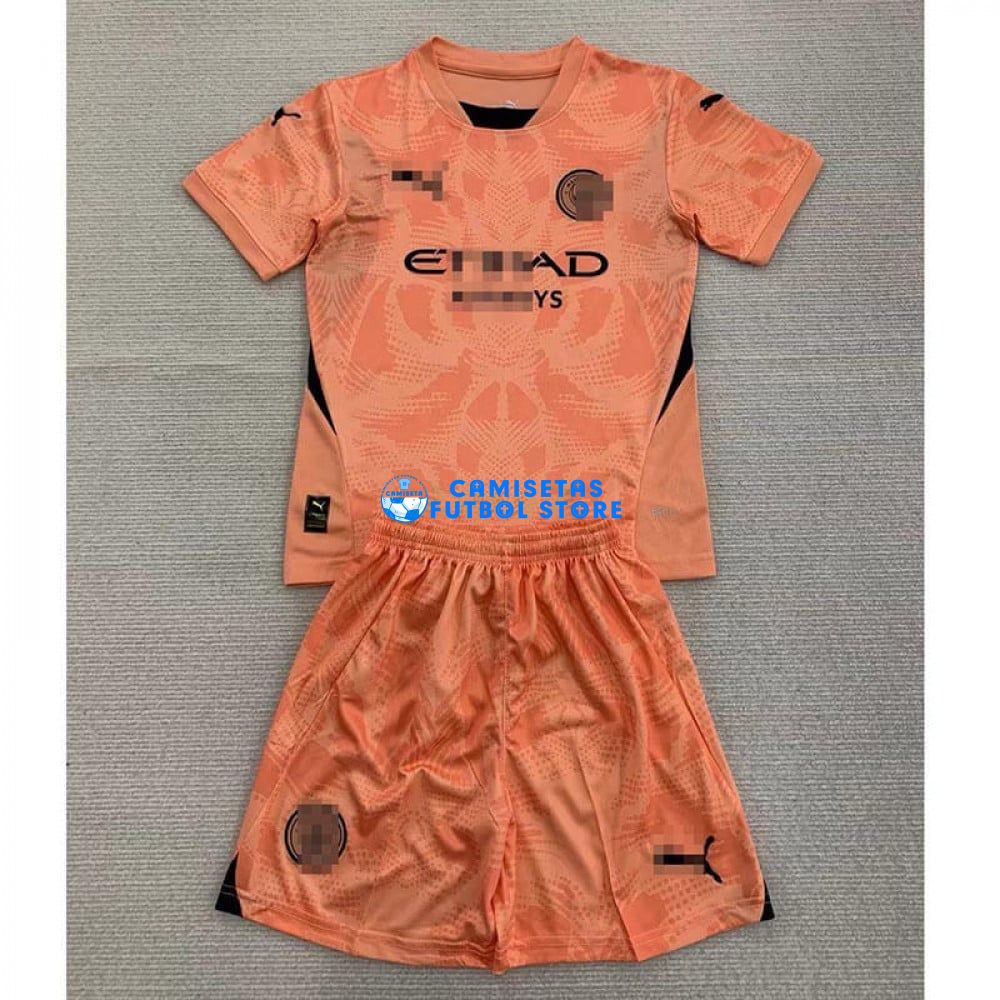 Camiseta De Portero Manchester United 2024/2025 Niño Kit Naranja