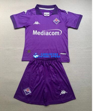Camiseta Fiorentina 1ª Equipación 2024/2025 Niño Kit