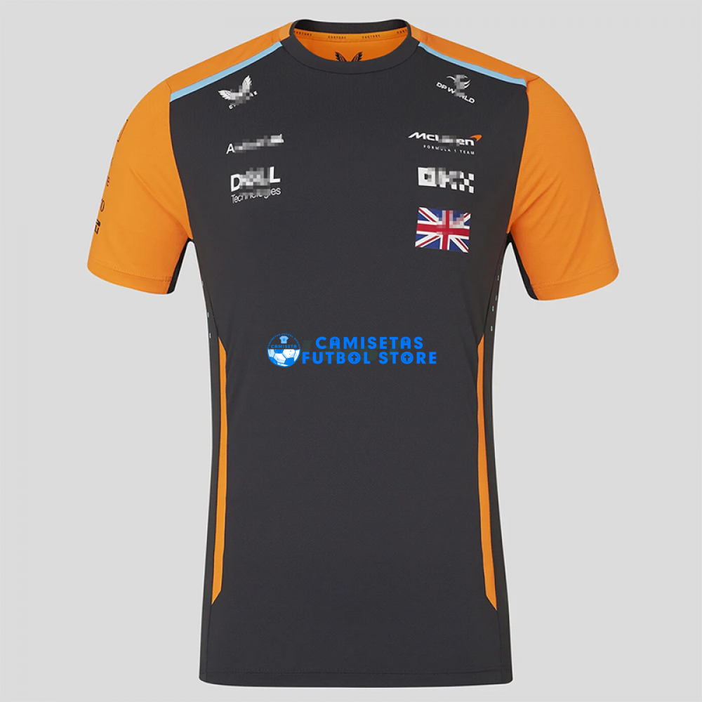 Camiseta McLaren F1 2024 Lando Norris #4 Negro