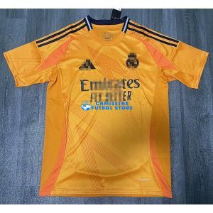 Camiseta Real Madrid 2024/2025 Naranja/Negro