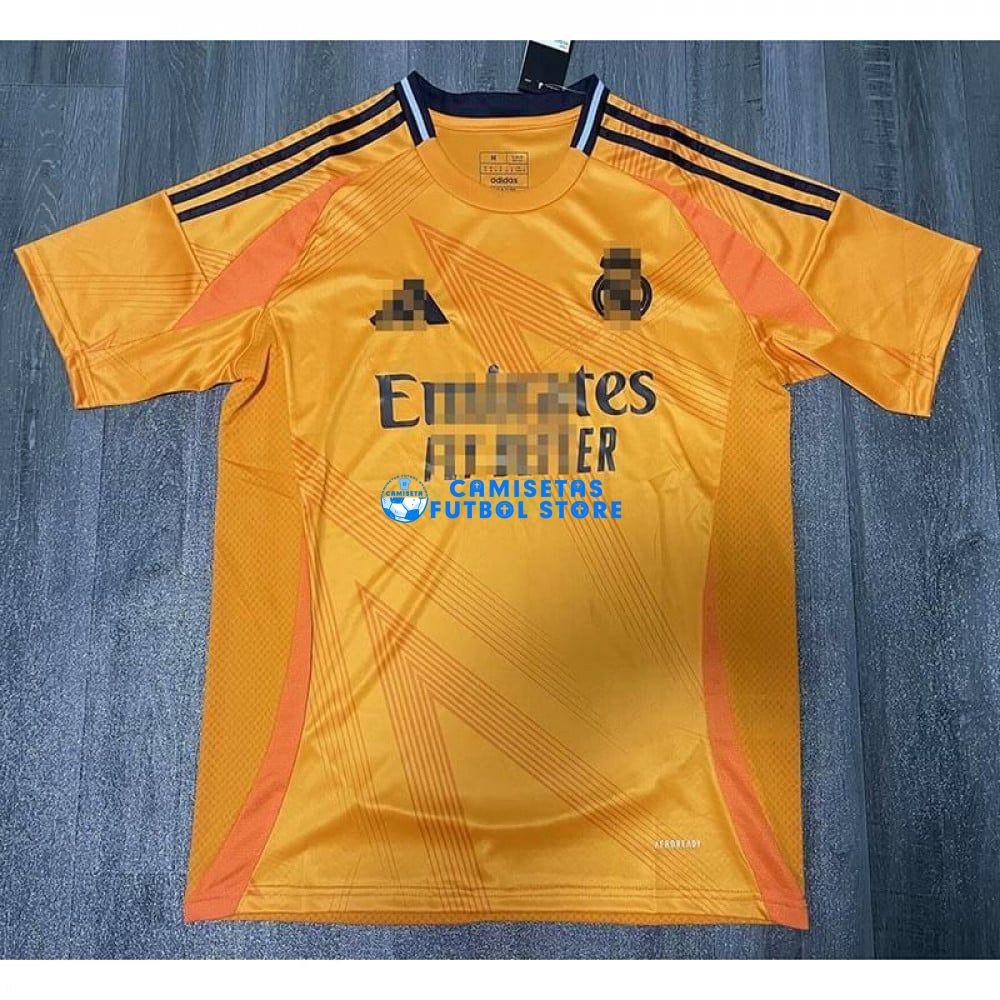 Camiseta Real Madrid 2024/2025 Naranja/Negro
