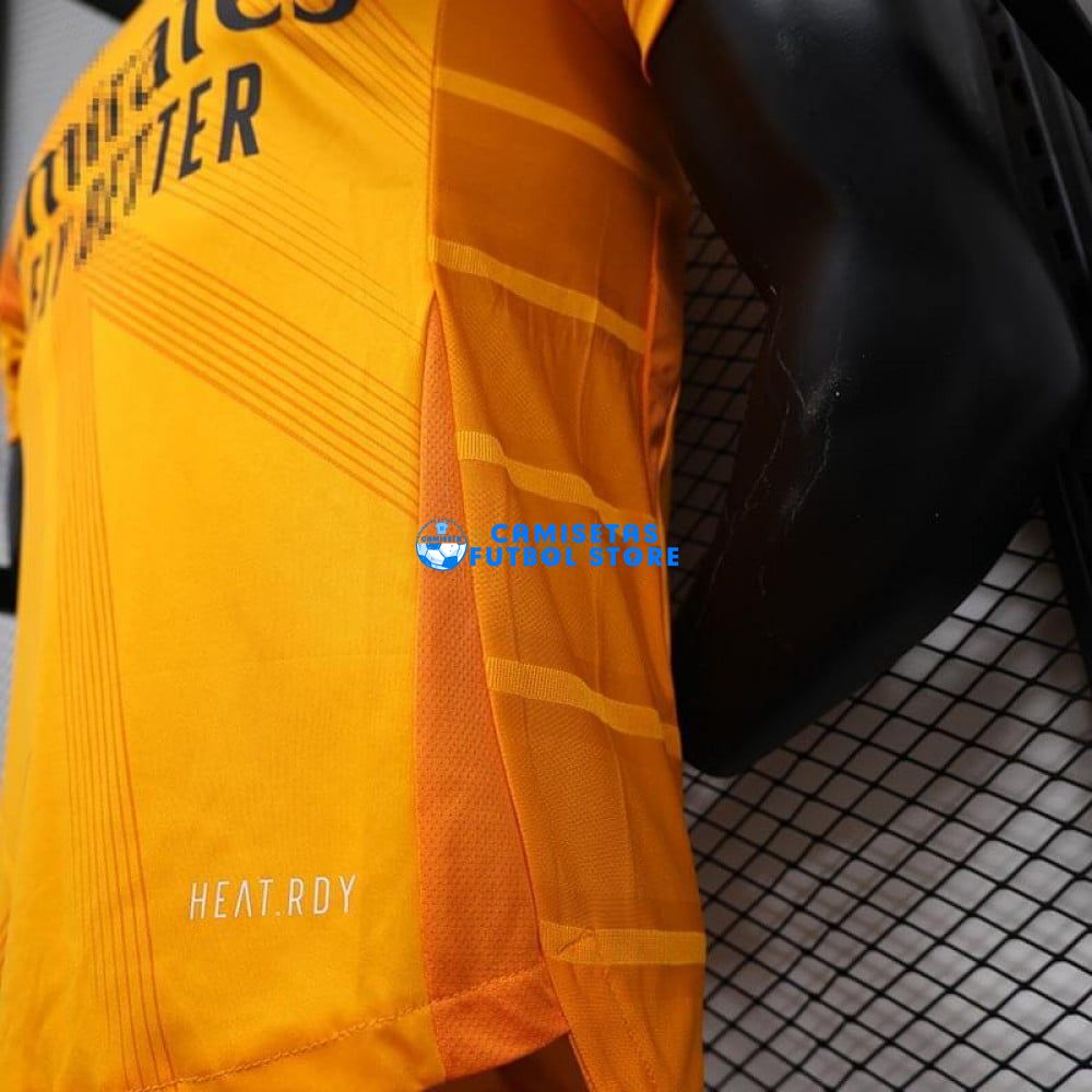 Camiseta Real Madrid 2024/2025 Naranja/Negro (EDICIÓN JUGADOR) - Imagen 5