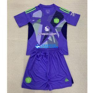 Camiseta De Portero Manchester United 2024/2025 Niño Kit Morado
