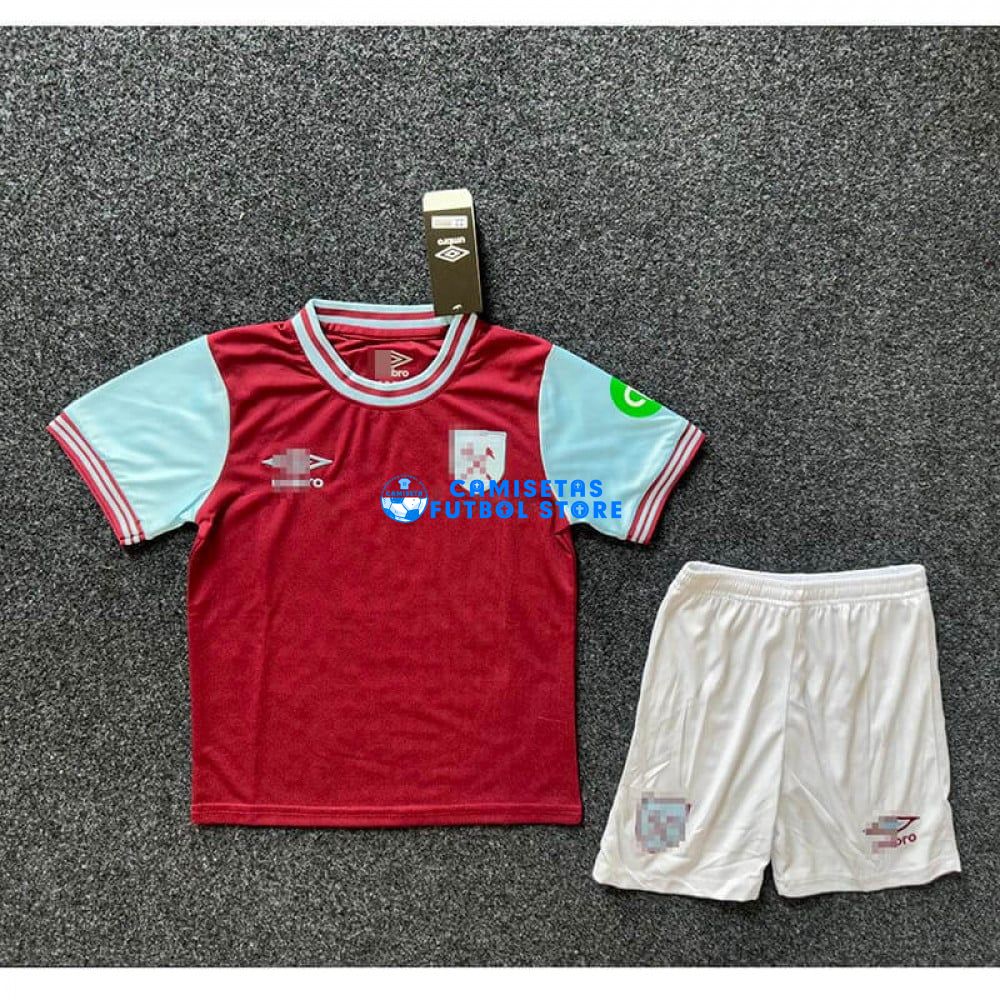 Camiseta West Ham United 1ª Equipación 2024/2025 Niño Kit - Imagen 2