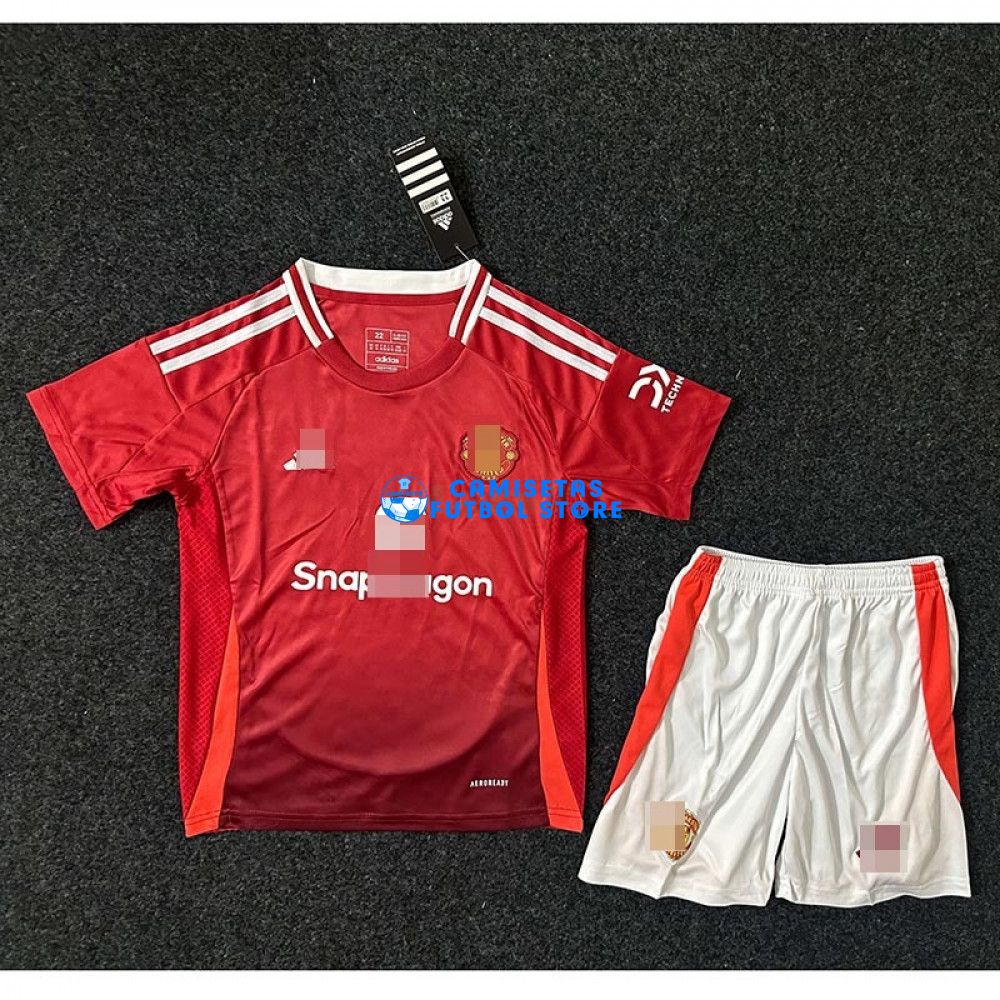Camiseta Manchester United 1ª Equipación 2024/2025 Niño Kit - Imagen 2
