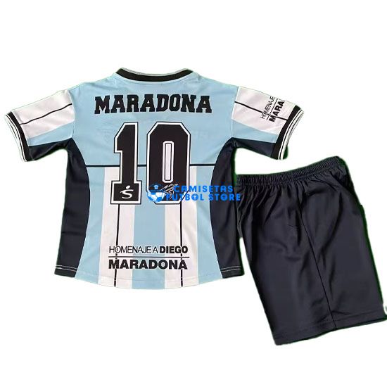 Camiseta Argentina 1ª Equipación 2001/2002 Niño Kit - Imagen 2