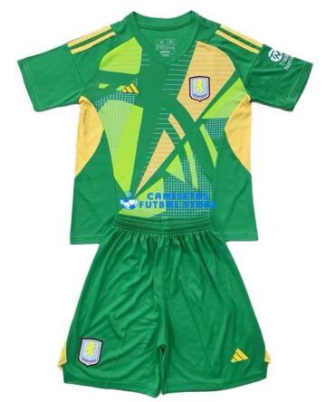 Aston Villa 2024/2025 Portero Camiseta de la 1ª equipación Niños