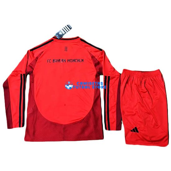 Camiseta Bayern Munich Manga Larga 1ª Equipación 2024/2025 Niño Kit - Imagen 2
