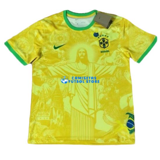Brasil Camiseta de la amarillo Jesús equipación 2024/2025