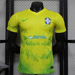 Brasil 2024/2025 camisetas de la Especial amarillo VERSIÓN JUGADOR