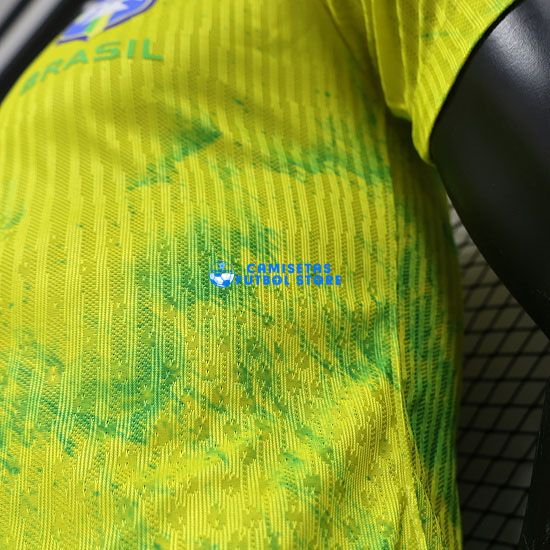 Camisetas Brasil Especial Amarillo Equipación 2024/2025 (EDICIÓN JUGADOR) - Imagen 3