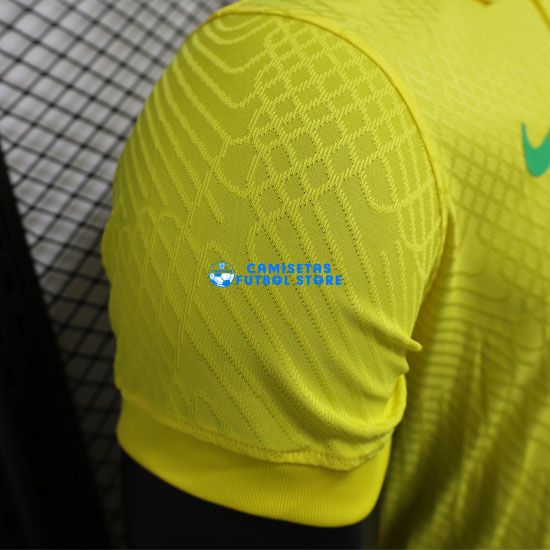 Camisetas Brasil Amarillo Equipación 2024/2025 (EDICIÓN JUGADOR) POLO - Imagen 4