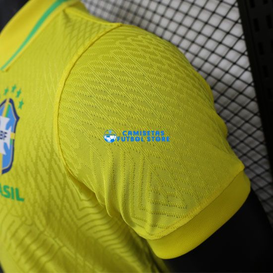 Camisetas Brasil Amarillo Equipación 2024/2025 (EDICIÓN JUGADOR) POLO - Imagen 5