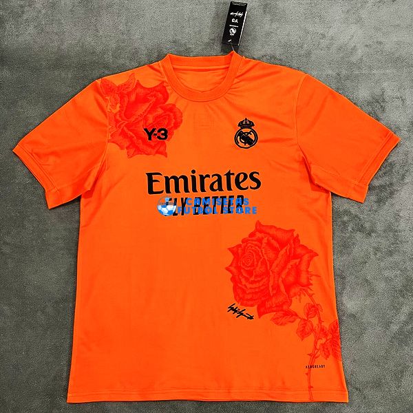 CAMISETA DE FUTBOL Y-3 naranja Real Madrid 2024-2025