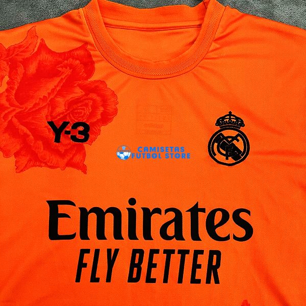 Camiseta Real Madrid Y-3 Naranja Equipación 2024/2025 - Imagen 3
