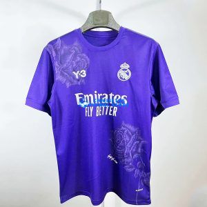 CAMISETA DE FUTBOL Y-3 Púrpura Real Madrid 2024-2025