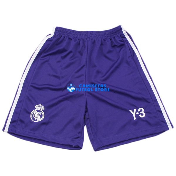 Camiseta Real Madrid Y-3 Púrpura Equipación 2024/2025 Niño Kit - Imagen 3