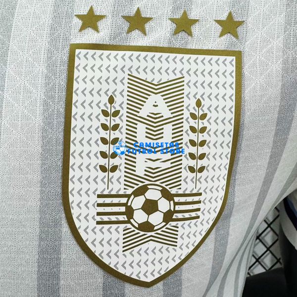 Camiseta Uruguay 2ª Equipación 2024/2025 (EDICIÓN JUGADOR) Blanco - Imagen 4