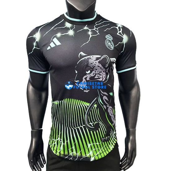Real Madrid 24-25 CAMISETA green leopard VERSIÓN JUGADOR