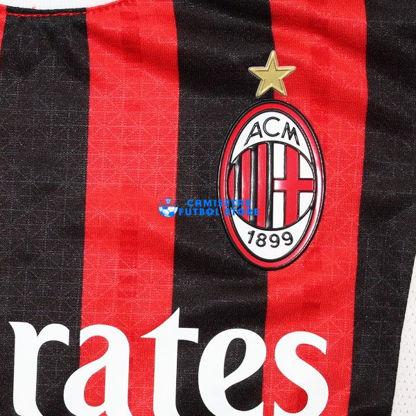 Camiseta AC Milan 1ª Equipación 2024/2025 (EDICIÓN JUGADOR) Niño Kit - Imagen 3