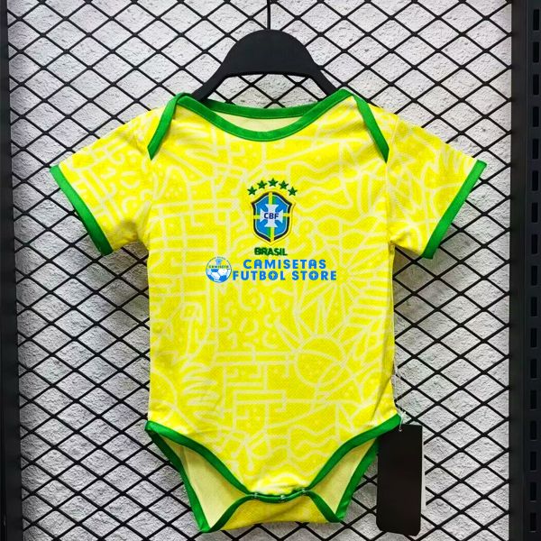 Brasil Camiseta de la 1ª equipación 2024/2025 Bebés