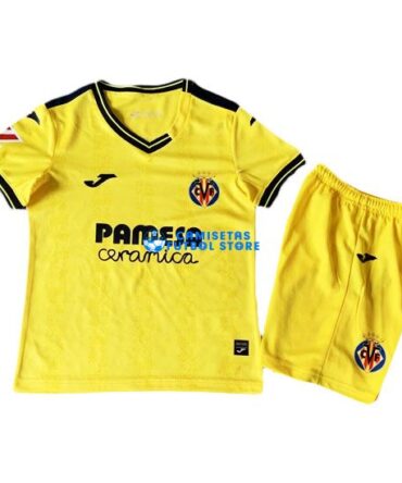 Villarreal 2024/2025 Camiseta de la 1ª equipación Niños