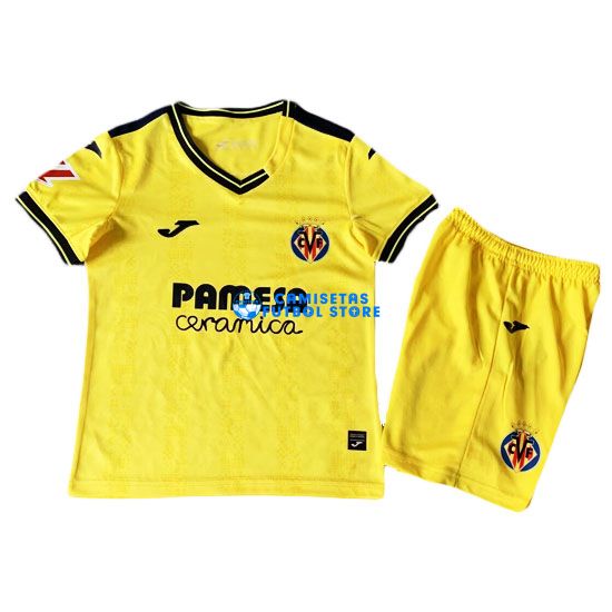 Villarreal 2024/2025 Camiseta de la 1ª equipación Niños