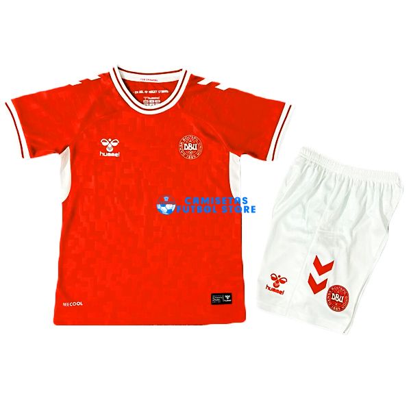 Dinamarca Camiseta de la 1ª equipación 2024/2025 Niños
