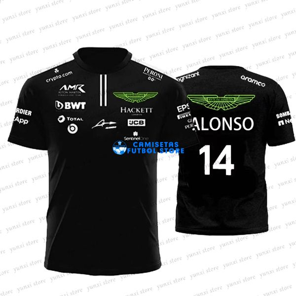 Aston Martin CAMISETA negro 24-25