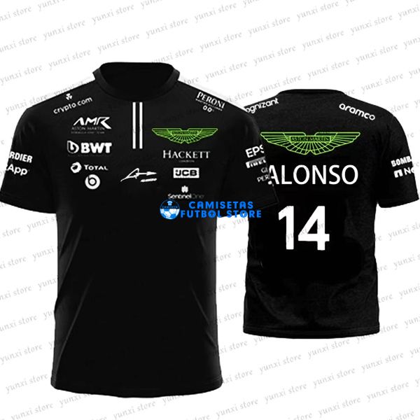 Aston Martin CAMISETA negro 24-25 - Imagen 2