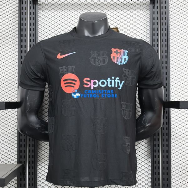 Barcelona 2024/25 Camiseta de la negro especial equipación VERSIÓN JUGADOR 2