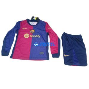 FC Barcelona Manga larga de la 1ª equipación 2024/2025 Niños 2