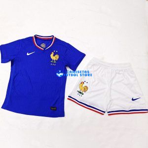 Francia 2024/2025 Camiseta de la 1ª equipación Niños VERSIÓN JUGADOR