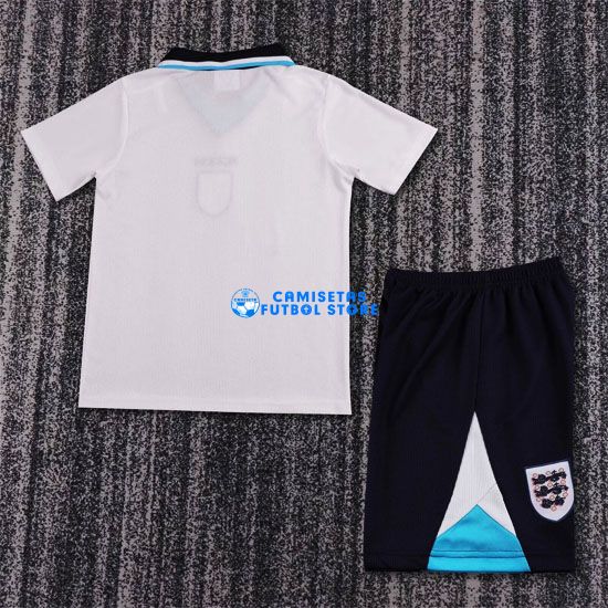 Camiseta Inglaterra 1ª Equipación 1996 Niño Kit - Imagen 2