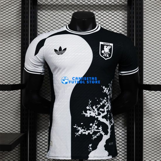 Japón Camisetas de fútbol negro / Blanco equipación 2024/2025