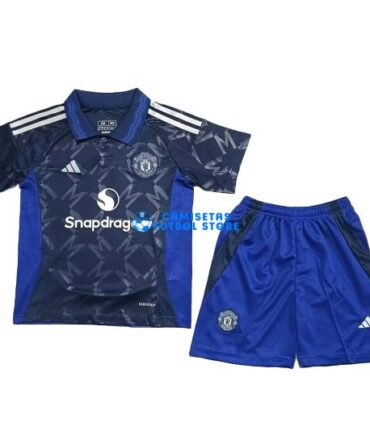 Manchester United 24/25 Camiseta de la 2ª equipación Niños