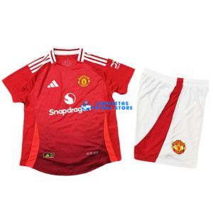 Manchester United 24/25 Camiseta de la 1ª equipación Niños VERSIÓN JUGADOR