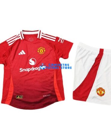 Manchester United 24/25 Camiseta de la 1ª equipación Niños VERSIÓN JUGADOR