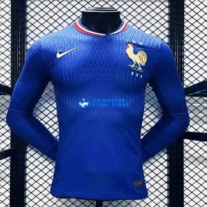 Francia 2024/2025 Manga larga de la 1ª equipación VERSIÓN JUGADOR